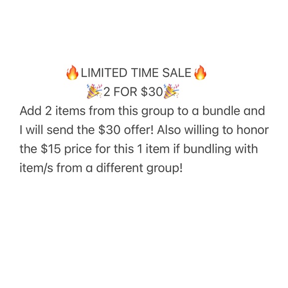 🎉2 FOR $30🎉 - Picture 1 of 1